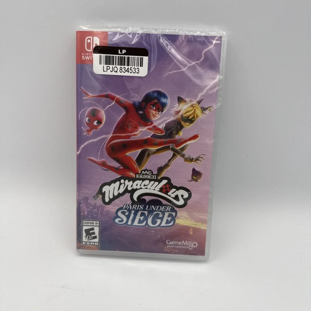 Miraculous: Paris Under Siege - Nintendo Switch - BRAND NEW FACTORY SEALED